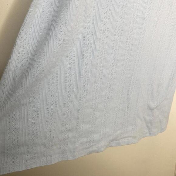 PINK K Kmart Blue Lightweight Knit Mini Pajama Dress Size Medium - Picture 7 of 12